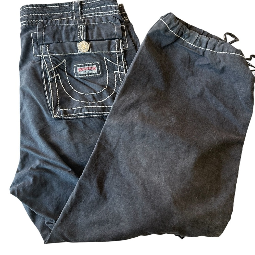 True Religion Men's Dark Blue Relaxed Jeans